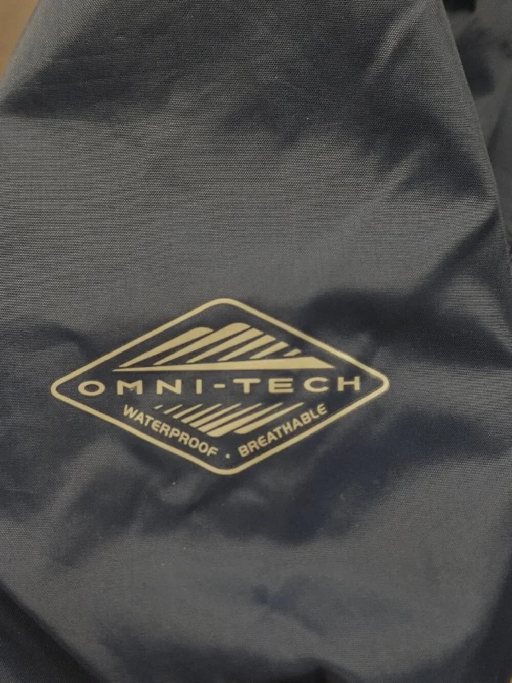 Columbia Watertight Rain Jacket Men’s LT Navy Omni-Tech Packable‎